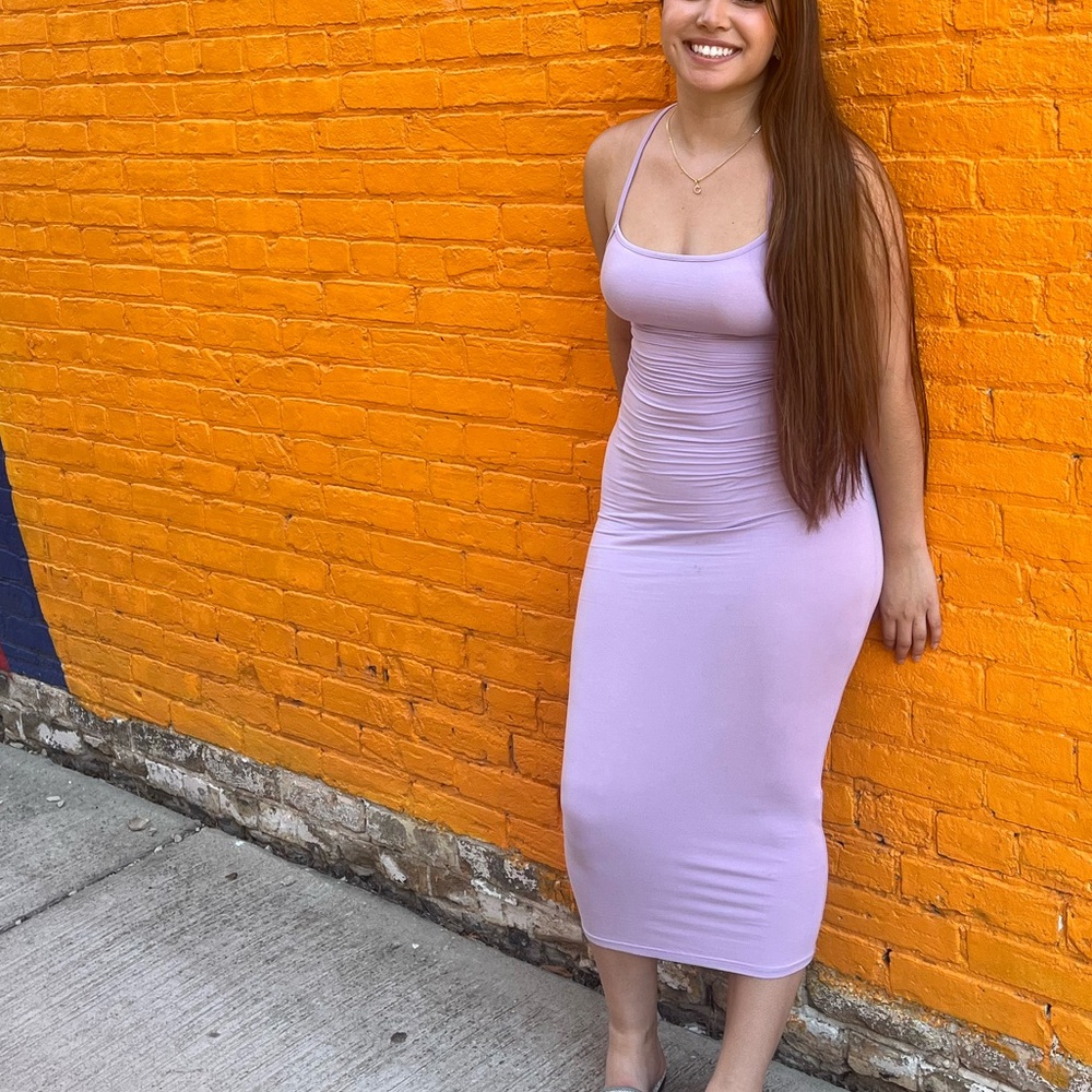 2 Maxi Dress purple and brown